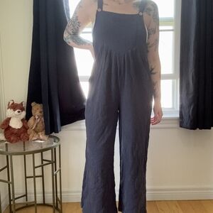 Women's Navy Jumpsuit